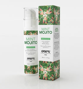 Huile de massage chauffante et gourmande à la saveur Mojito