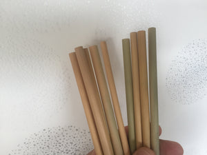 Paille en bambou réutilisable 100% Zero dechet - Hakuna Taka